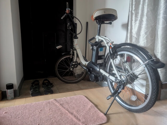 マンションやアパート1階なら自転車を部屋に入れておけるメリット