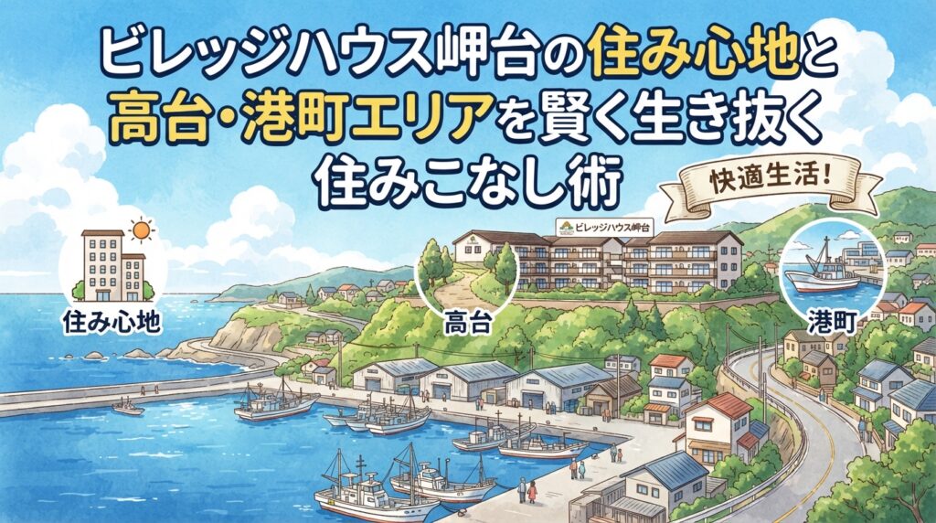 ビレッジハウス岬台の住み心地と「高台・港町エリア」を賢く生き抜く住みこなし術