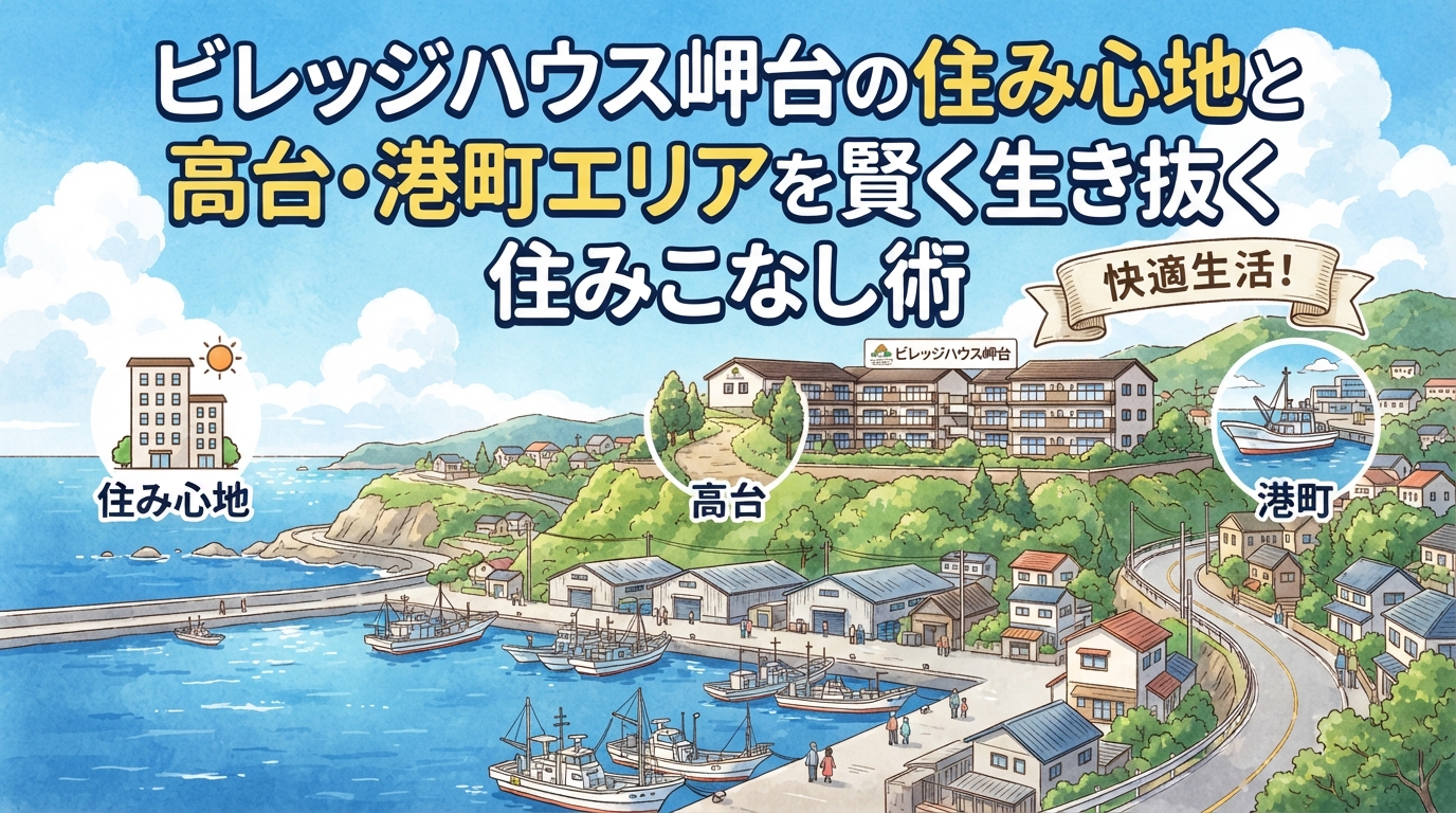 ビレッジハウス岬台の住み心地と「高台・港町エリア」を賢く生き抜く住みこなし術