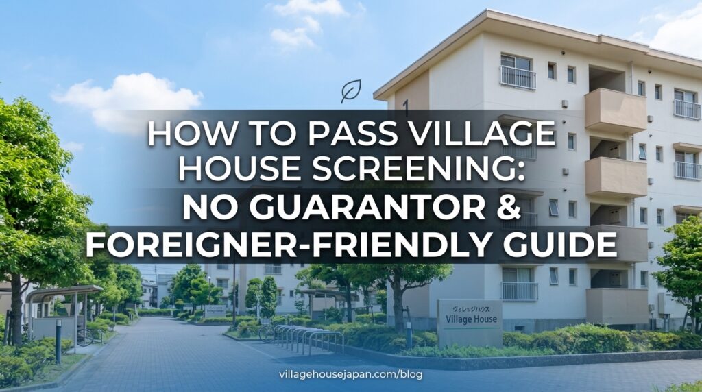 How to Pass Village House Screening: No Guarantor & Foreigner-Friendly Guide