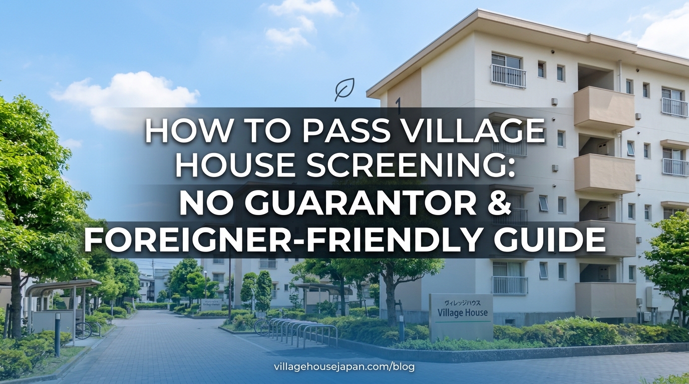 How to Pass Village House Screening: No Guarantor & Foreigner-Friendly Guide