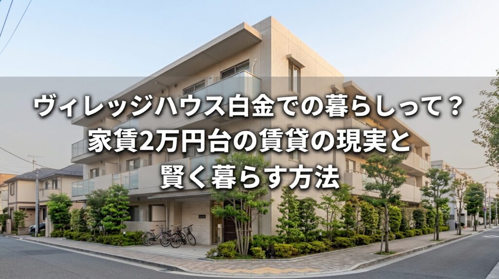 【元住民が本音レビュー】ビレッジハウス白銀の住み心地は？家賃2万円台のリアルと賢い住みこなし術
