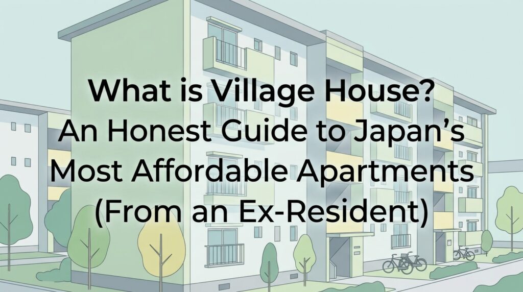 What is Village House? An Honest Guide to Japan’s Most Affordable Apartments (From an Ex-Resident)